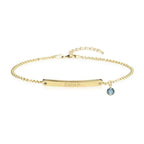 Personalized Custom Birthstone Bracelet