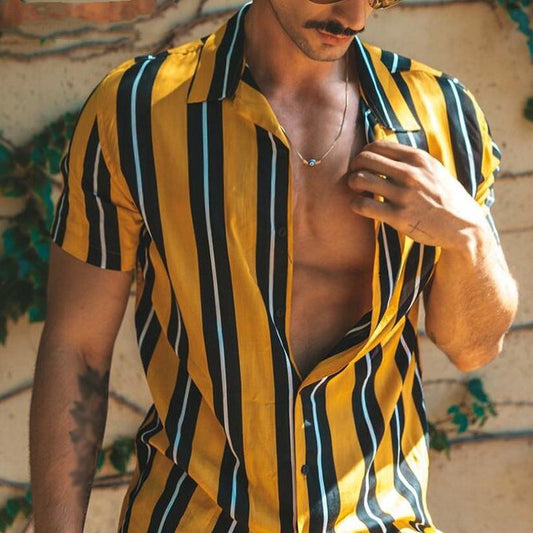 Streetwear Casual Men Shirt