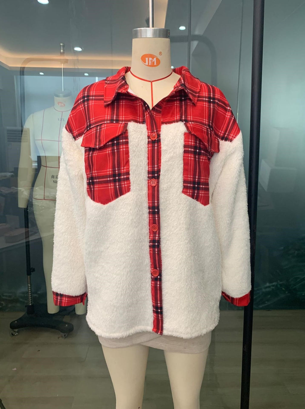 Ladies Christmas Mesh Cashmere Jacket