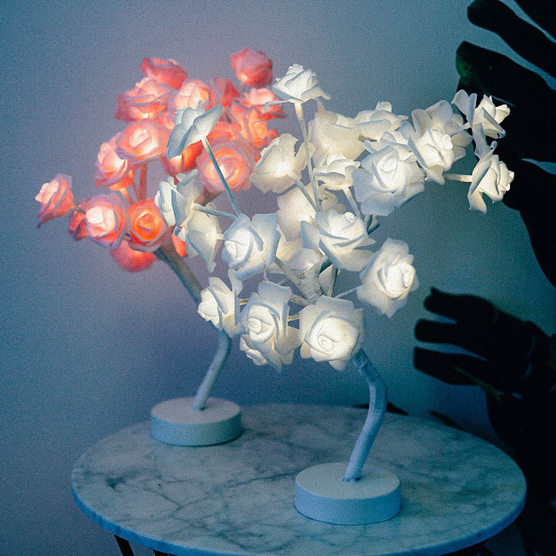 USB Rose Bonsai Tree Night Lamp