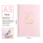 Soft Leather A5 Daily Plan Schedule Book