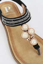 Amira Sandal - Black by Pia Rossini - AMI01294 BLA001