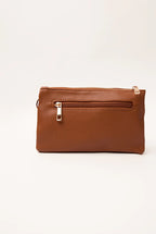 Detailed Zip Up Purse With Detachable Strap by Blue Vanilla - BV269300084