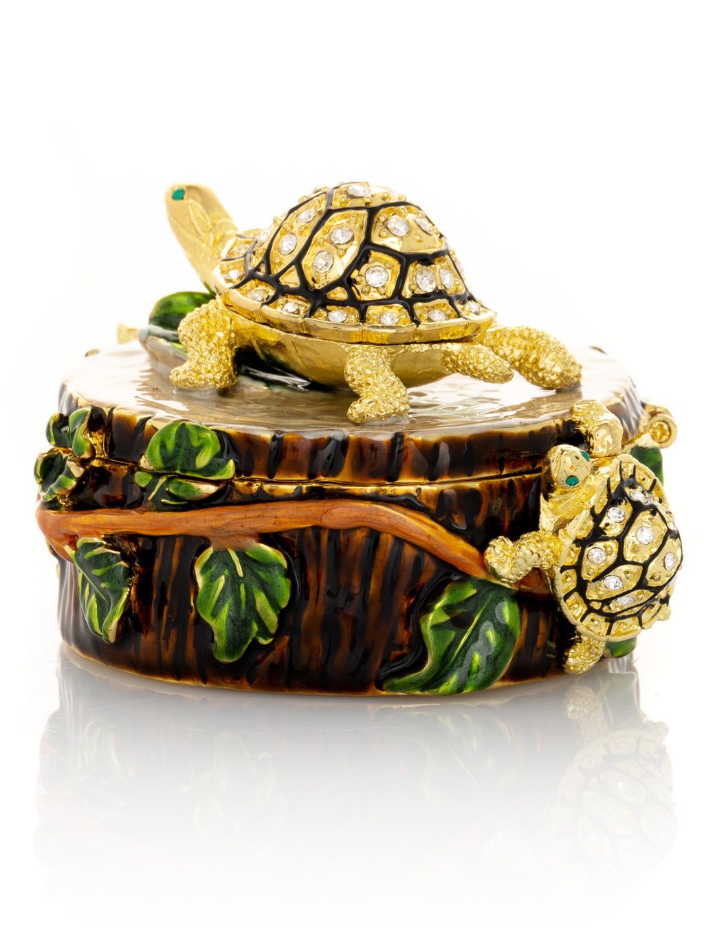 Turtles on Tree Trunk