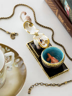 Curious Cat  & Fish Limited edition of 250 Trinket Box