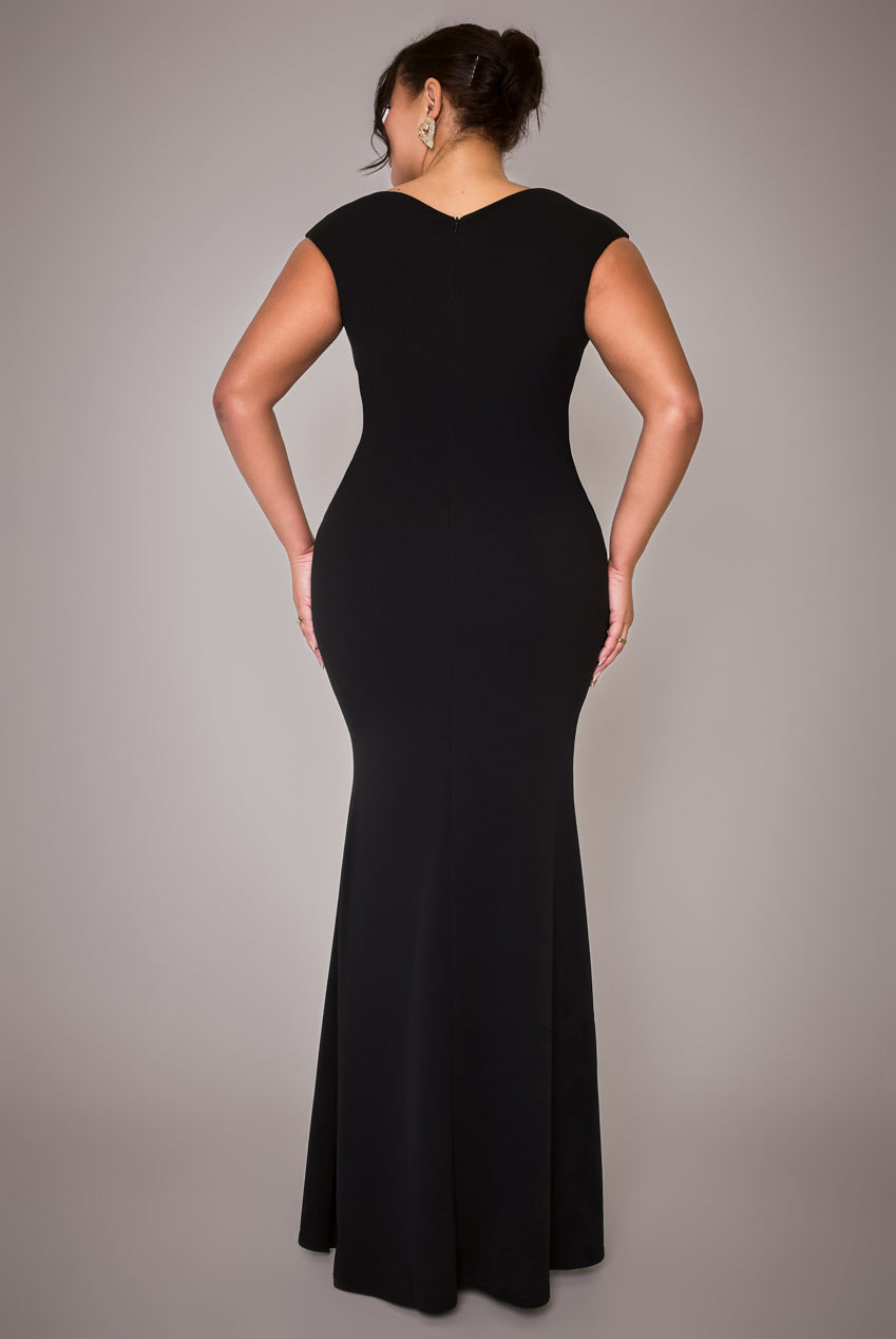 Goddiva Plus Bardo Maxi Dress