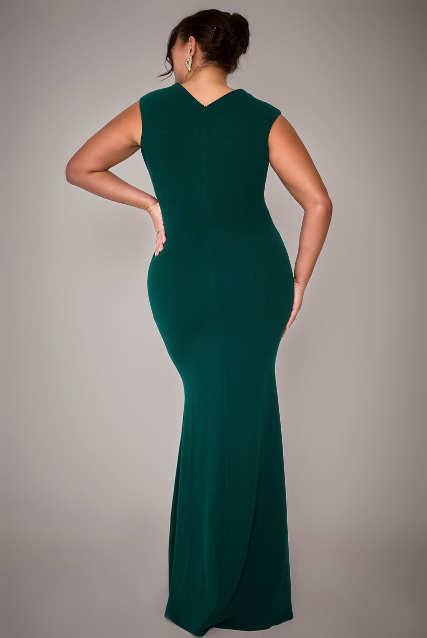 Goddiva Plus Bardo Maxi Dress