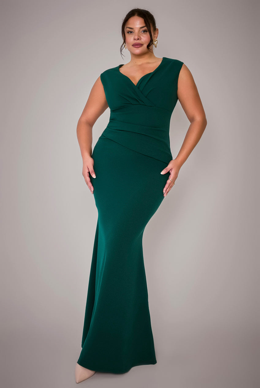Goddiva Plus Bardo Maxi Dress