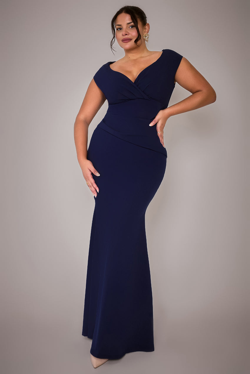 Goddiva Plus Bardo Maxi Dress