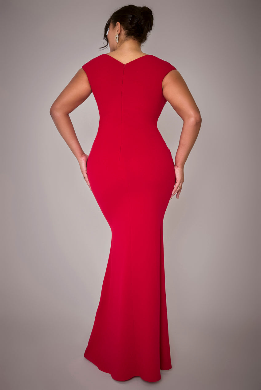 Goddiva Plus Bardo Maxi Dress