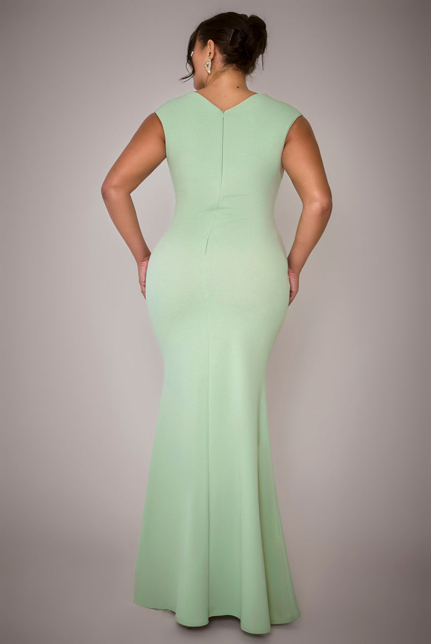 Goddiva Plus Bardo Maxi Dress