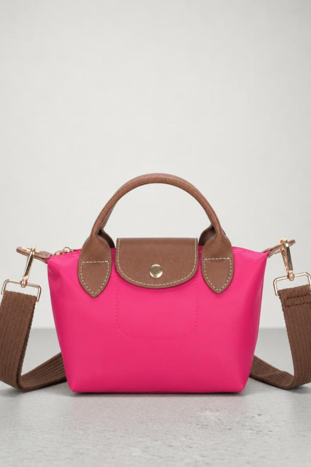 Mini Pouch Crossbody Bag In Hot Pink by SVNX - HB348504