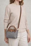 Mini Pouch Crossbody Bag In Grey by SVNX - HB348511