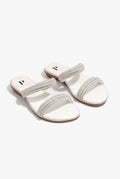 Kalippo Sandal - White by Pia Rossini - KAL1108 MET002