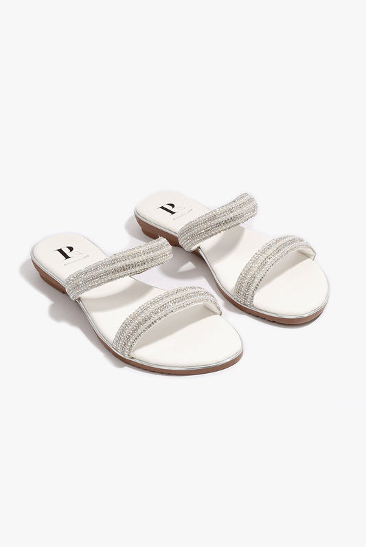 Kalippo Sandal - White by Pia Rossini - KAL1108 MET002