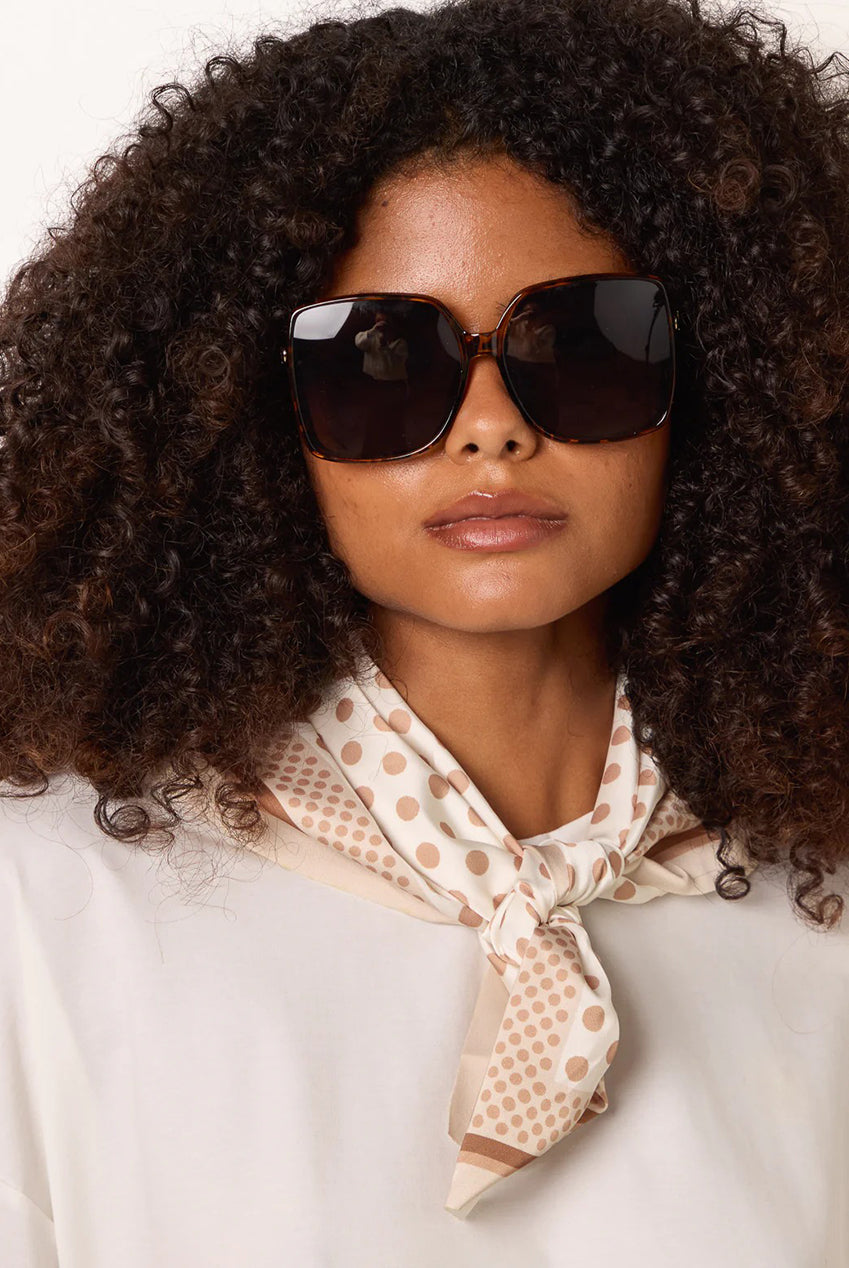 Tortoise Shell Frame Sunglasses by Blue Vanilla - NL258313003