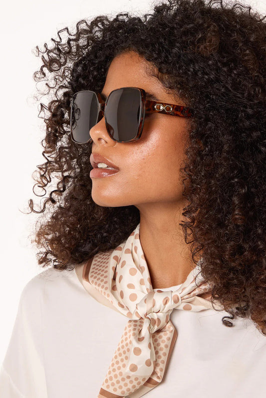 Tortoise Shell Frame Sunglasses by Blue Vanilla - NL258313003