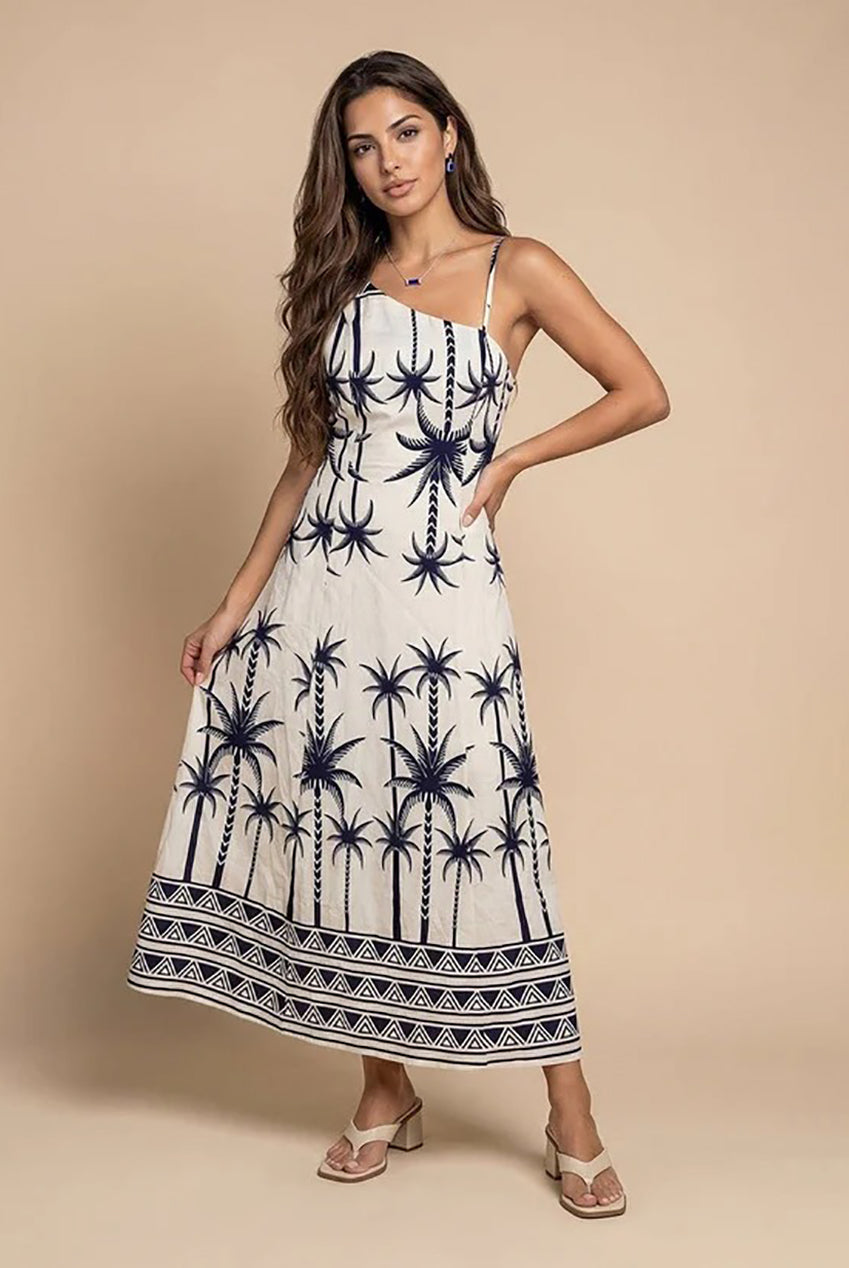 Boarder Print Maxi Dress by Urban Bliss - 40DRS38689