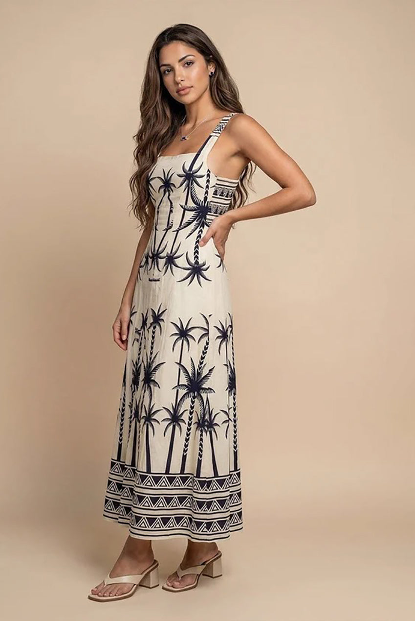 Boarder Print Maxi Dress by Urban Bliss - 40DRS38689