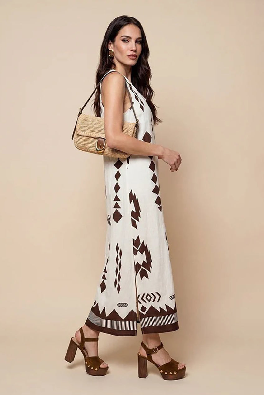 Patterned Maxi Dress by Urban Bliss - 40DRS38712