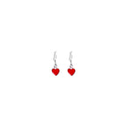 Classic Red Hearts Earrings, Playing Cards inspired Queen of Hearts | by lovedbynlanla