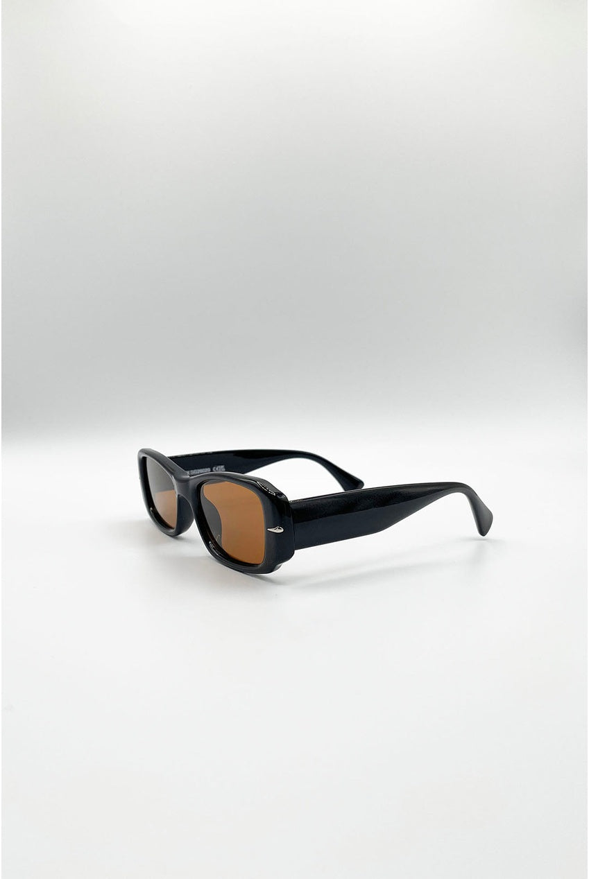Bold Retangle Sunglasses by SVNX - SG2602006