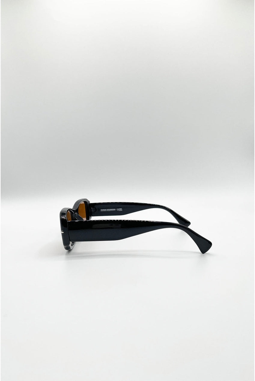 Bold Retangle Sunglasses by SVNX - SG2602006