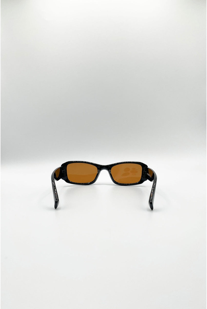 Bold Retangle Sunglasses by SVNX - SG2602006