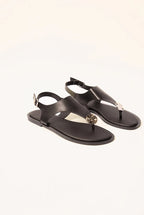 Faux Leather Metal Detail Sandals by Blue Vanilla - SS26253S003