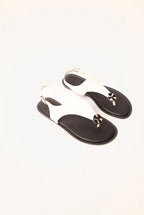 Faux Leather Metal Detail Sandals by Blue Vanilla - SS26253S006