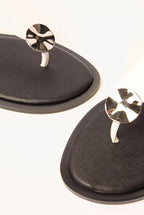 Faux Leather Metal Detail Sandals by Blue Vanilla - SS26253S006