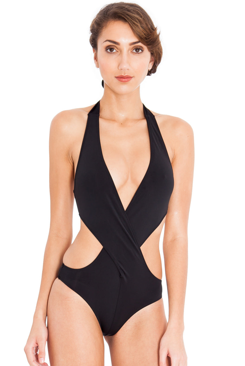 City Goddess V Neck Swimsuit