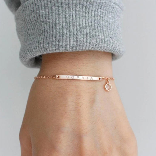 Personalized Custom Birthstone Bracelet