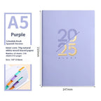 Soft Leather A5 Daily Plan Schedule Book