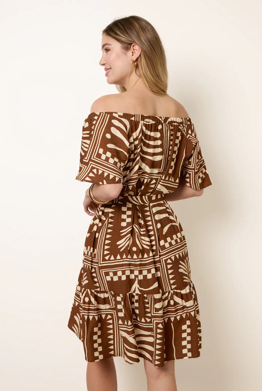 Bardot Off The Shoulder Dress by Blue Vanilla - BV269941030