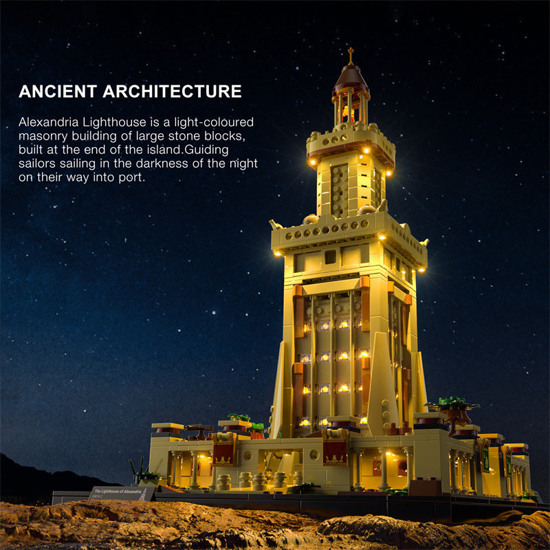 LED Building Block Lighting Building Puzzle Model