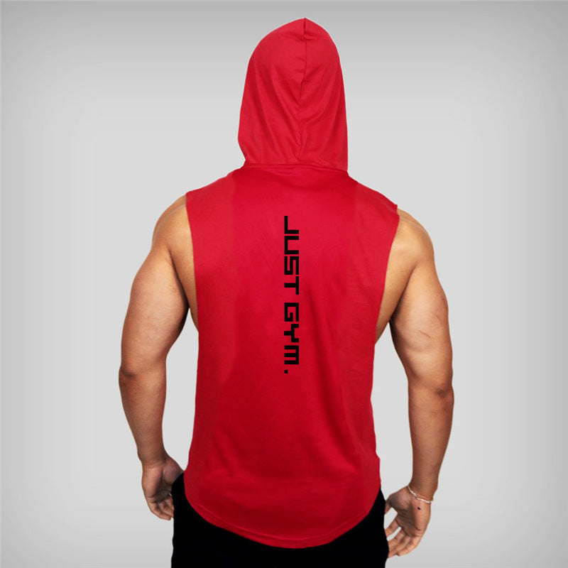 Fitness Men Hooded Vest