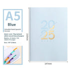 Soft Leather A5 Daily Plan Schedule Book