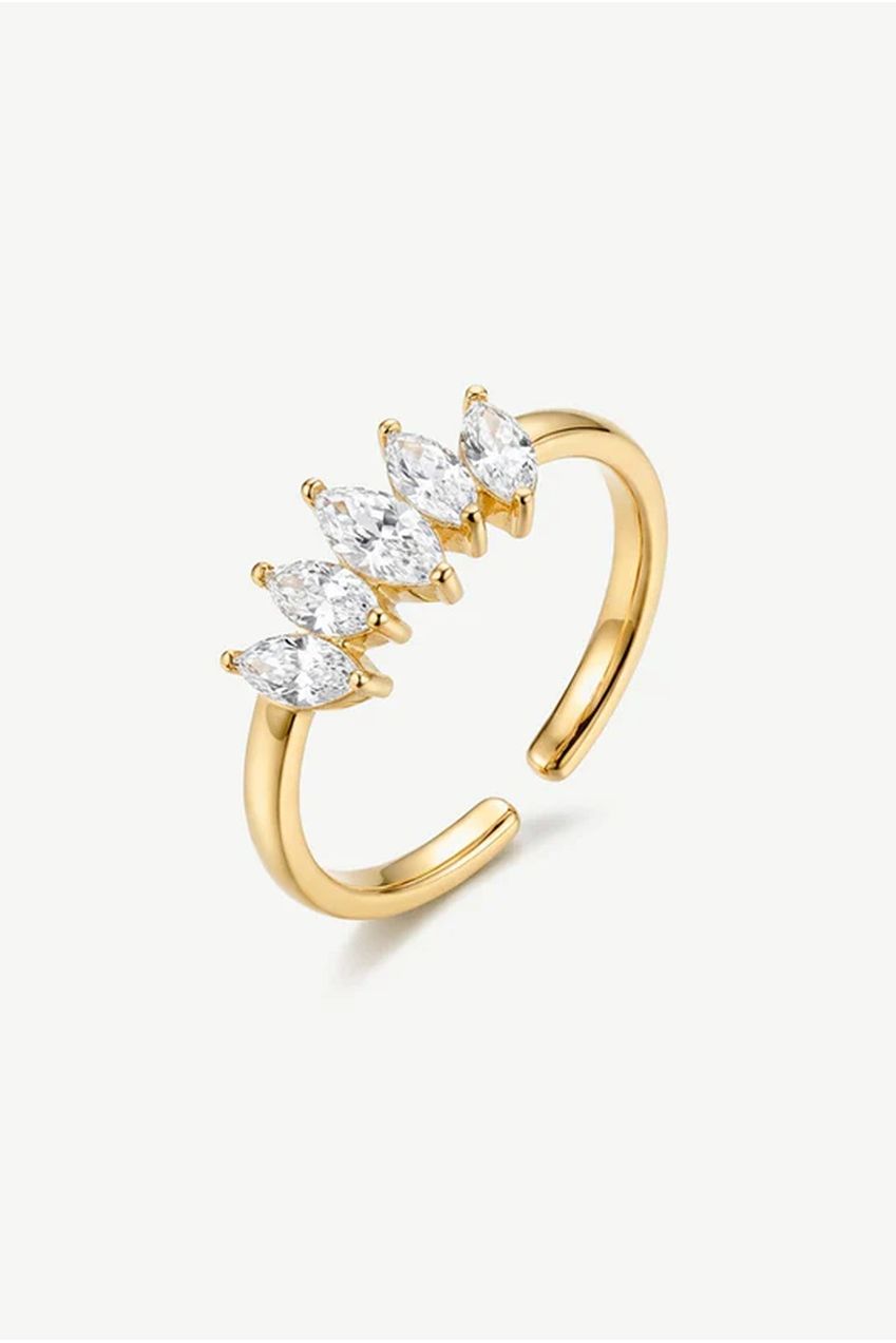 Marquise Crown Ring - Adjustable by MUCHV - E35