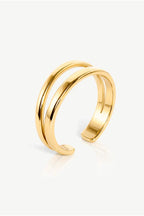 Adjustable Double Band Ring by MUCHV - E36