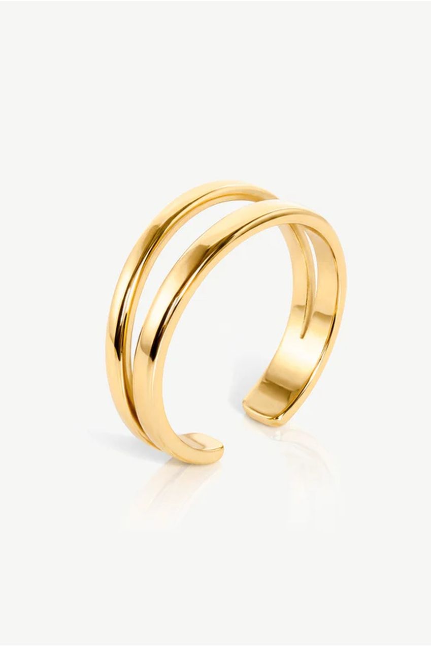 Adjustable Double Band Ring by MUCHV - E36