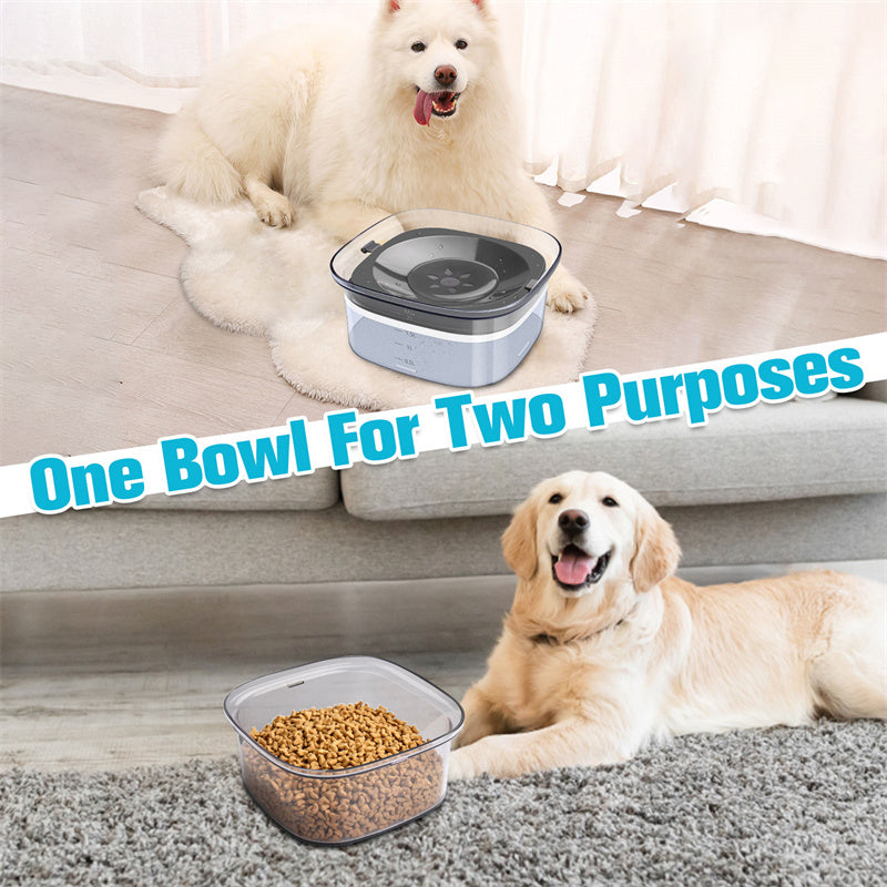 Large Capacity Spill Proof 70oz Dog Water Bowl