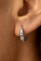 Starburst Huggie Hoop Earrings by MUCHV - 597