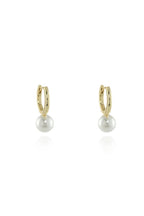 Cachet London Padma 8mm Pearl Gold Hoop by Cachet London - 413387G300