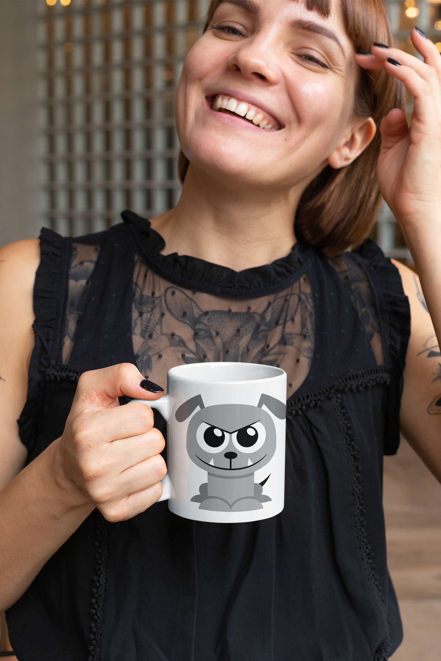 Adorable Rabbit Personalised Your Name Gift Mug