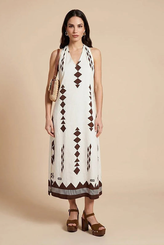 Patterned Maxi Dress by Urban Bliss - 40DRS38712