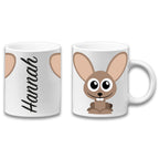 Adorable Rabbit Personalised Your Name Gift Mug